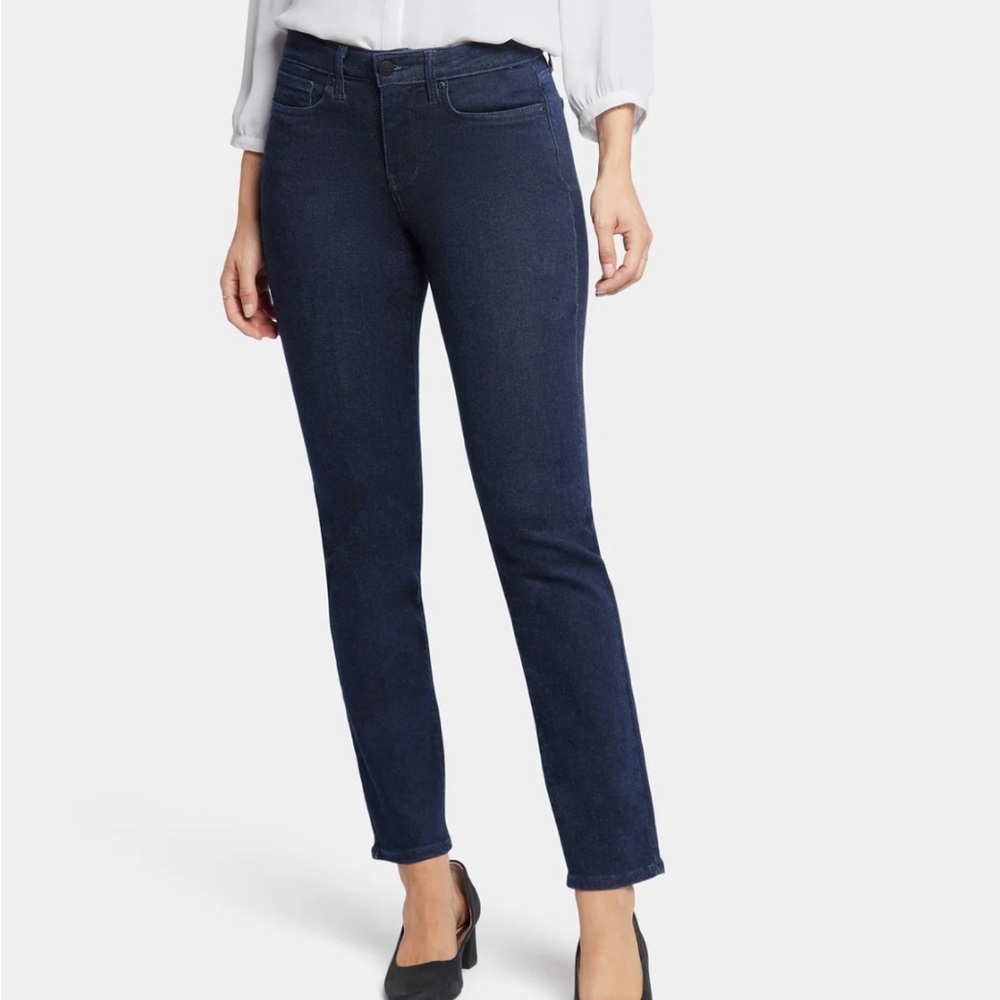 NYDJ Dark Blue Sheri Slim Jeans - NWOT